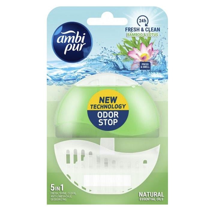 Туалетный блок для унитаза Ambi Pur аромат Лотос и бамбук 55 г (1641118158) Туалетный блок для унитаза Ambi Pur аромат Лотос и бамбук 55 г (1641118158)