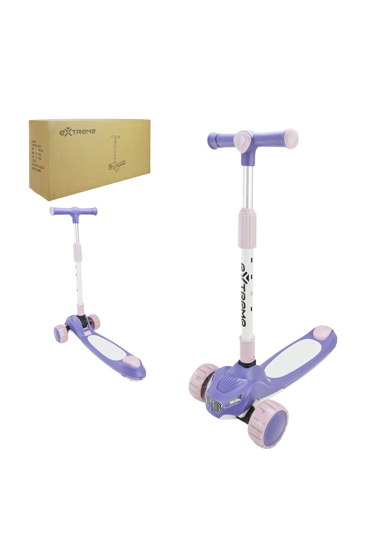 Самокат детский Extreme Motion SC816_Viol ЦБ-00277128 3-х колесный - фото 2 Самокат детский Extreme Motion SC816_Viol ЦБ-00277128 3-х колесный - фото 2