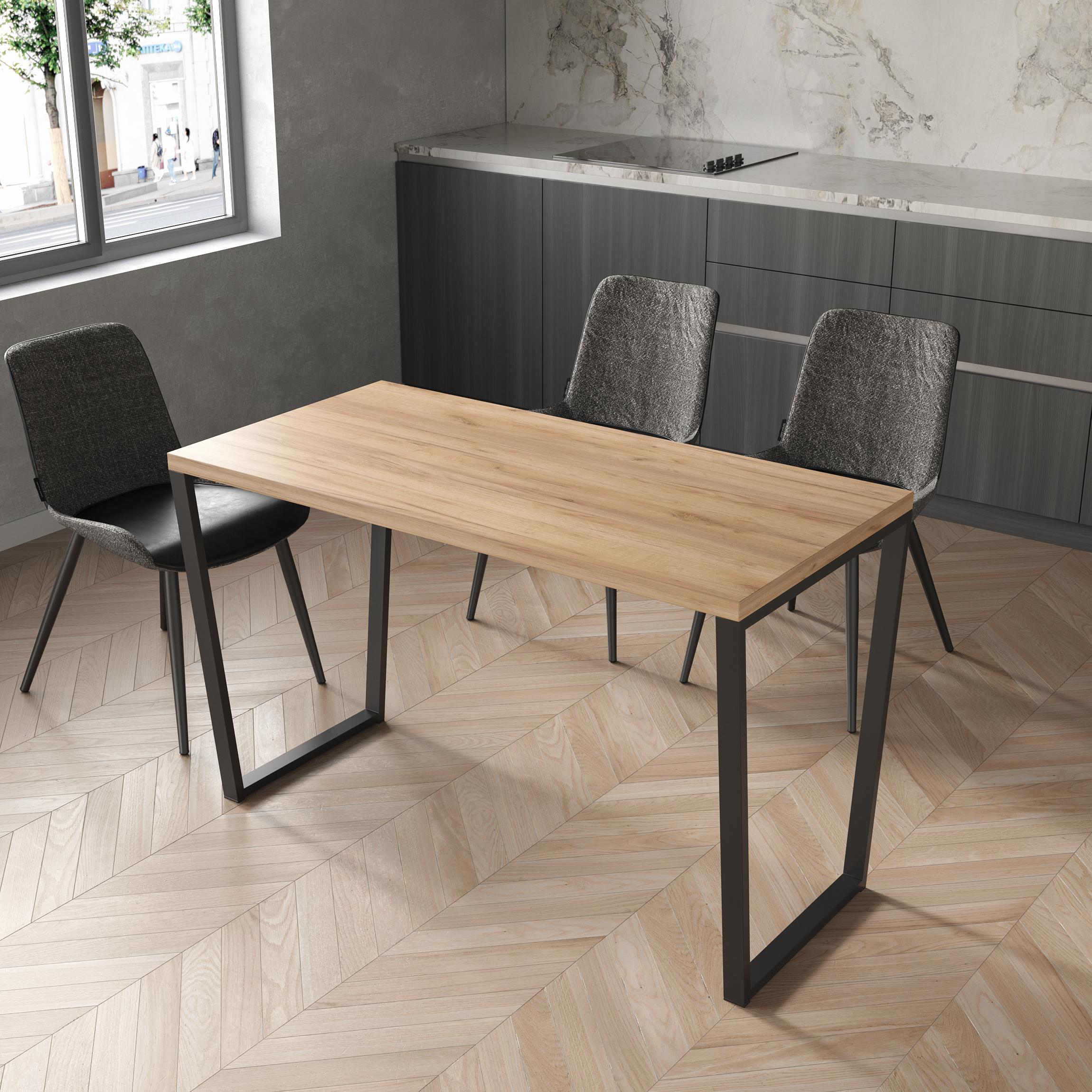 Обідній стіл 02 1600х800х32 мм Дуб Крафт Золотий (23514122)