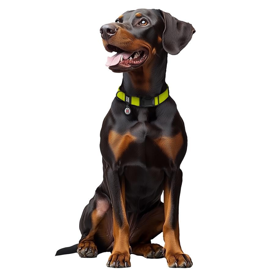 Нашийник для собак водостійкий Waudog Magnet магнітна пряжка-фастекс L 25 мм 34-49 см Yellow (279626) - фото 4 Нашийник для собак водостійкий Waudog Magnet магнітна пряжка-фастекс L 25 мм 34-49 см Yellow (279626) - фото 4