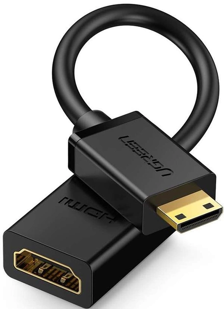 Переходник UGREEN HD160 mini HDMI to HDMI Black (90593)