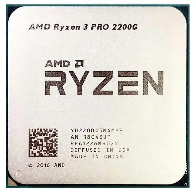 Процессор AMD Ryzen 3 2200G YD2200C5M4MFB sAM4 4T 3,7 ГГц