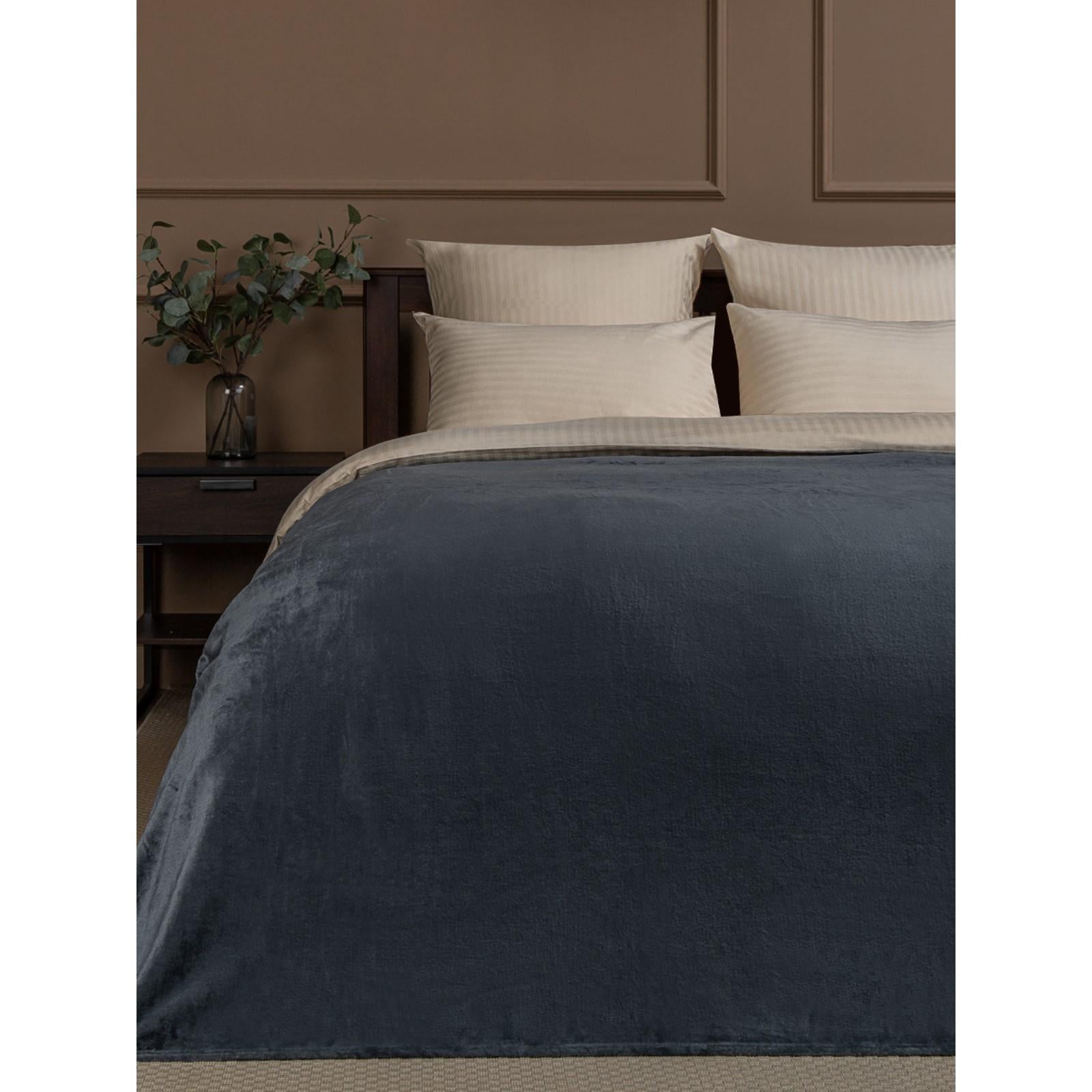 Плед-покрывало микрофибра 180х200 см Серый (cd064ba8) Плед-покрывало микрофибра 180х200 см Серый (cd064ba8)