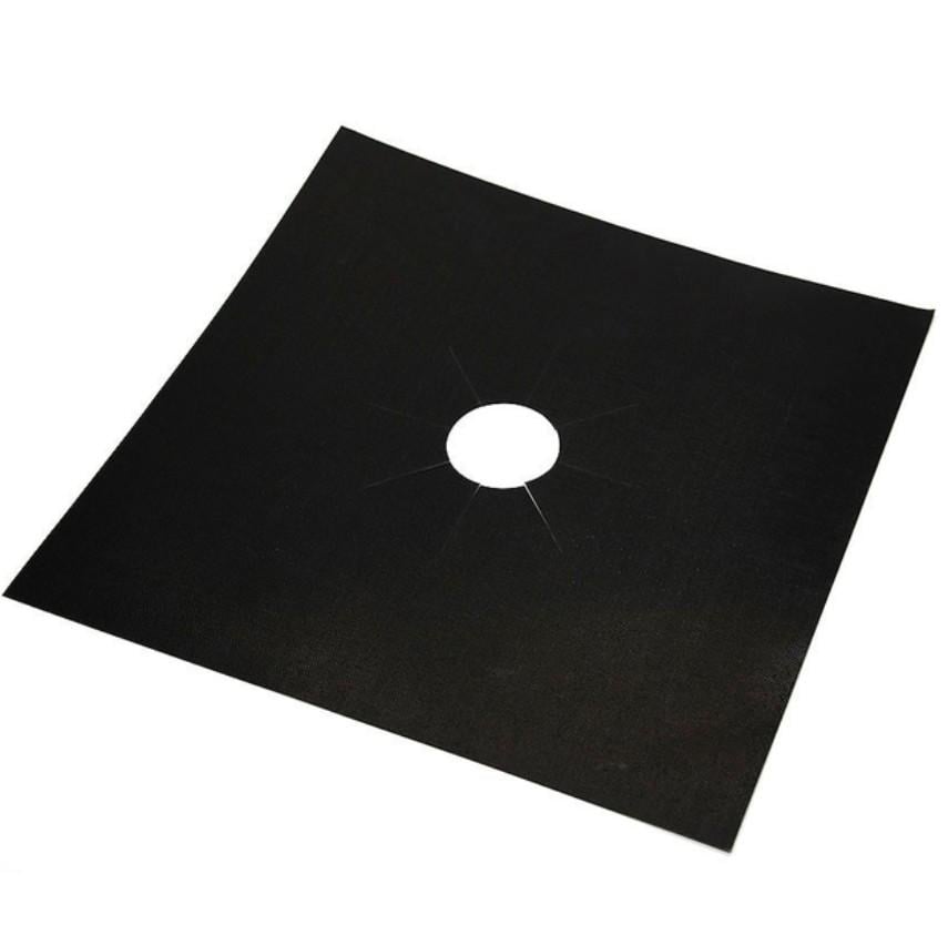 Накладки защитные на газовую плиту антипригарные тефлоновые моются 4 шт. 27х27 см