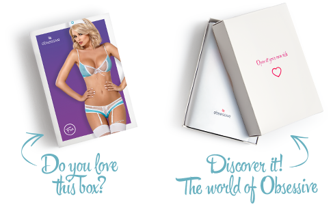 Костюм медсестры Obsessive S/M Бело-Голубой (834-CST-6) - фото 8