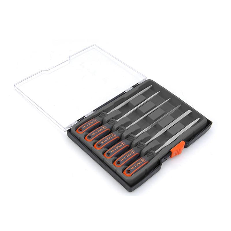 Набор надфилей Tactix 140 мм по металлу 6 шт. (INSTNTNNN301256MT0)