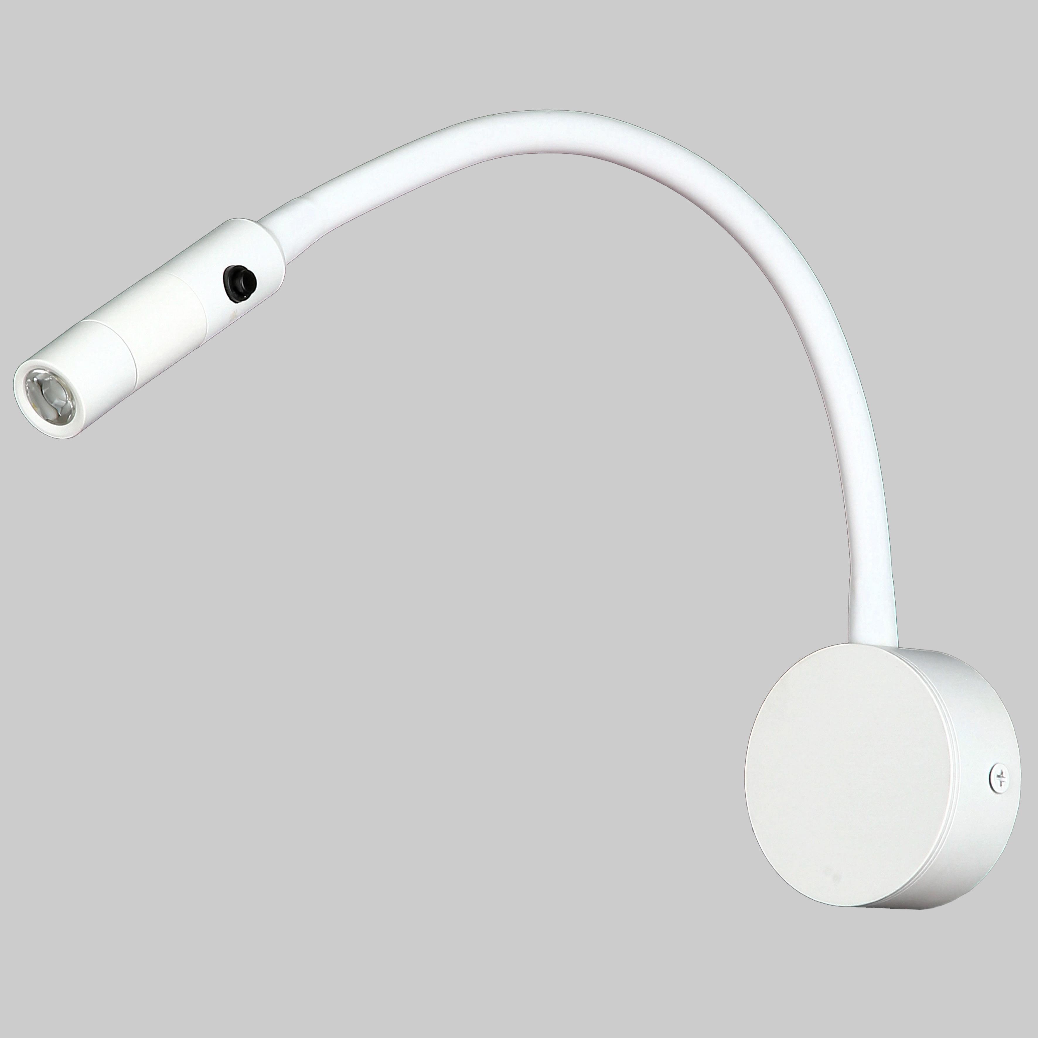 Светильник прикроватный с выключателем на основании Белый (920-V15B-01 WH)