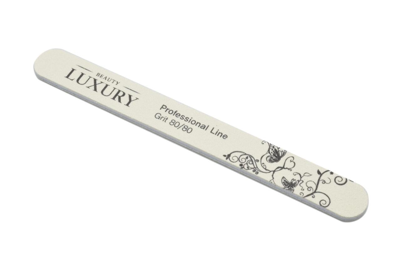 Пилка мінеральна для нігтів Beauty Luxury MF-01A 80/80 Білий