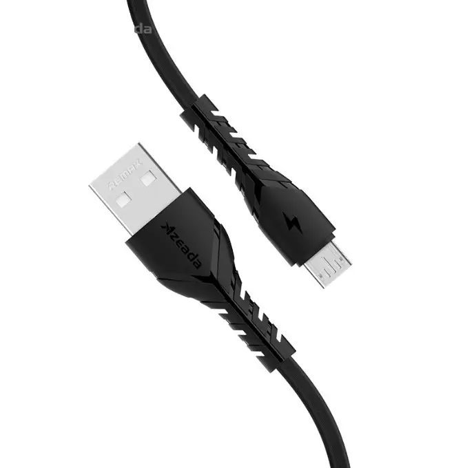 Кабель Proda PD-B47m USB MicroUSB Wing 1 м Чорний (6971278722892)