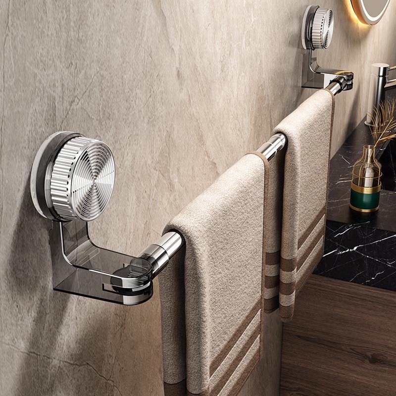 Тримач для рушників настінний на вакуумних присосках 50-100 см (2796713539) - фото 2 Тримач для рушників настінний на вакуумних присосках 50-100 см (2796713539) - фото 2