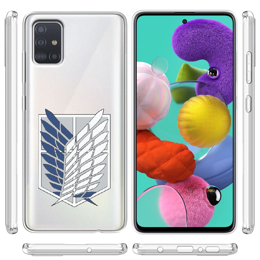 Чохол Boxface Samsung A515 Galaxy A51 Атака Титанів Крила Свободи Прозорий силікон (38808-bk88-38808) - фото 3