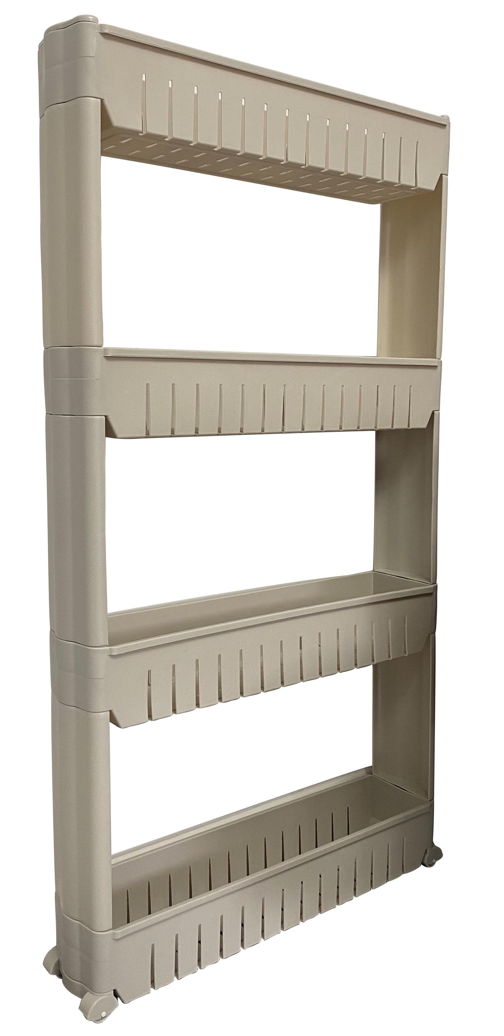 Полка кухонная на колесах Bonro B04 Серый (4739)