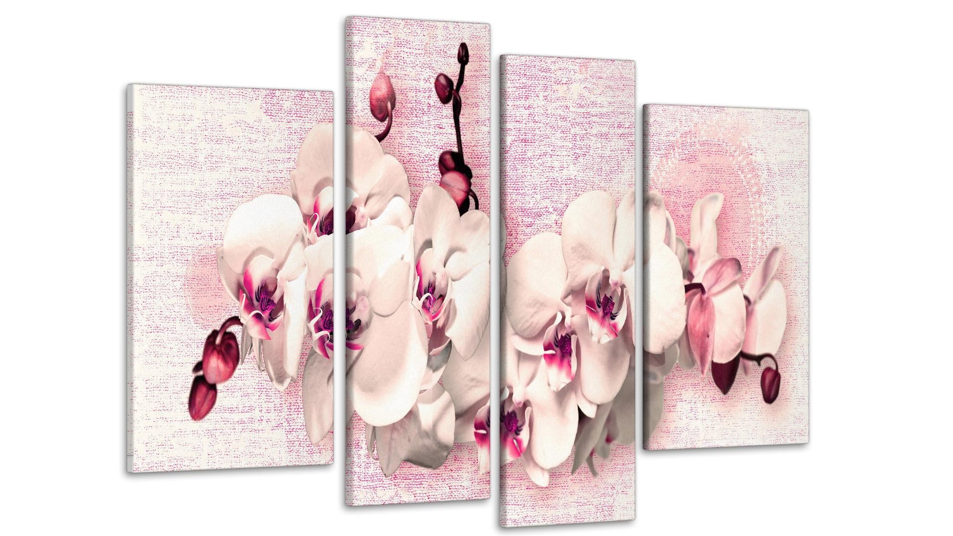 Картина модульная Абстракция Орхидея 75х118 см (Art-160_4)