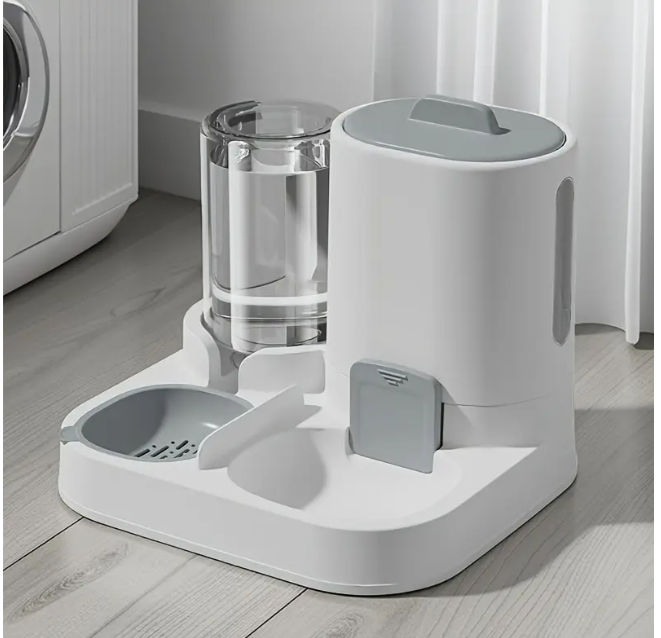 Автоматична годівниця і поїлка 2в1 для котів і собак 500 г 750 мл (2008) - фото 7