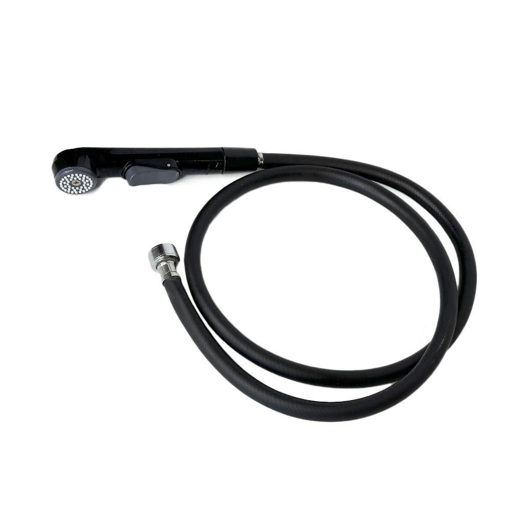 Гигиенический душ Sanpreis Qualis пластик ПВХ шланг 1/2" Черный