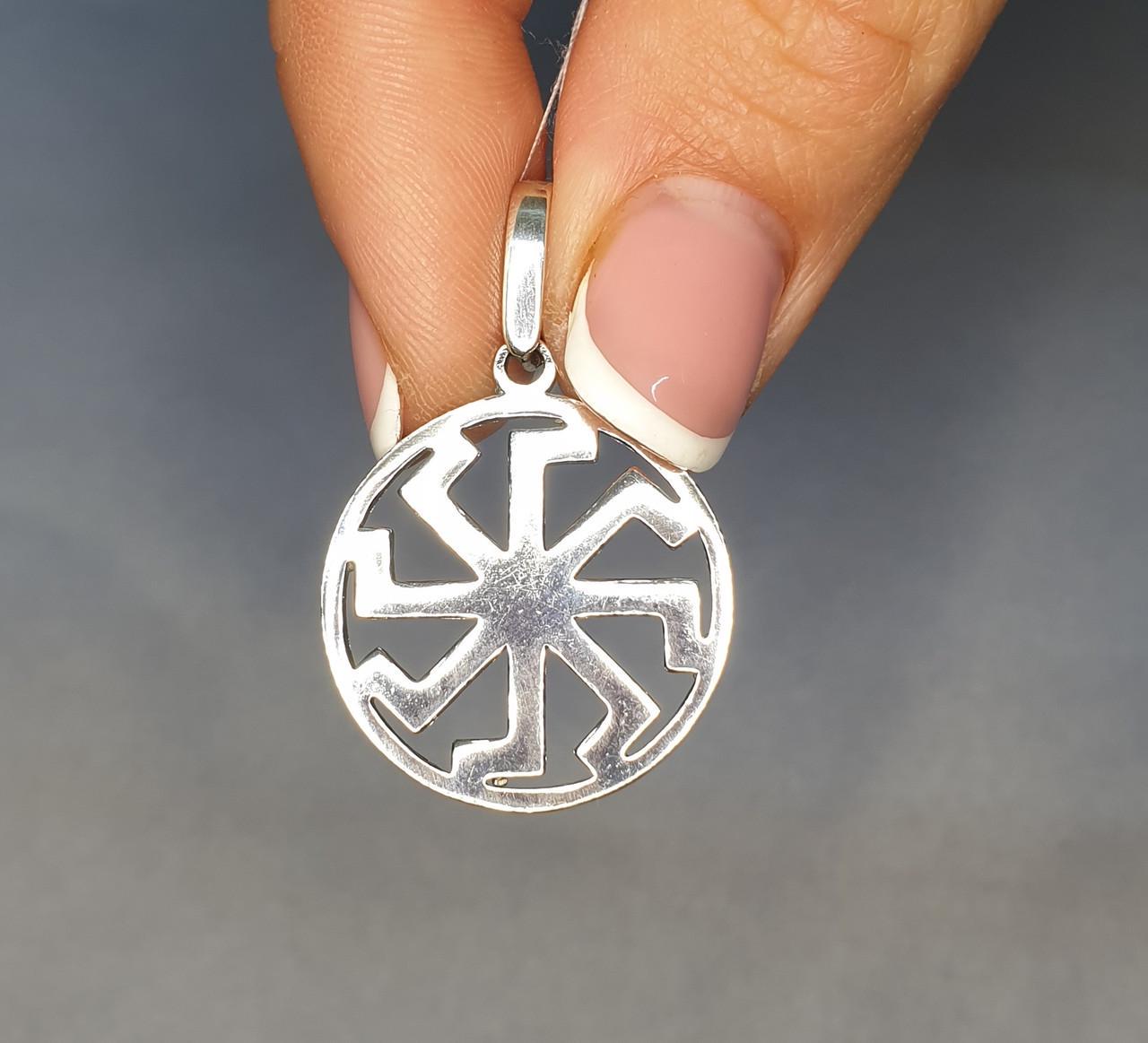 Амулет серебряный Крист Лады Бородицы 4,6 г (1307757285)