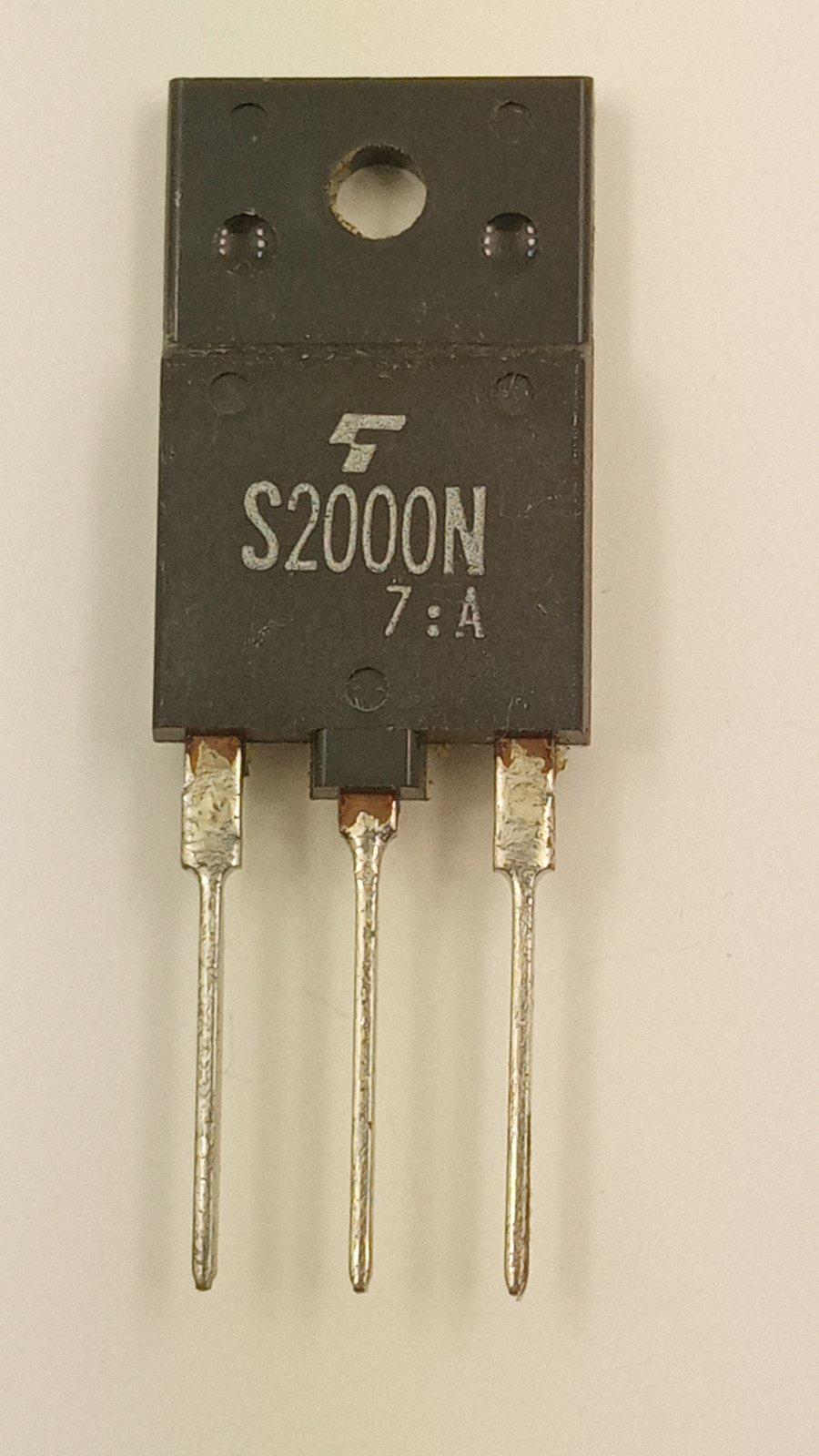 Транзистор S2000N BU508AF 1500V 8A (02753)