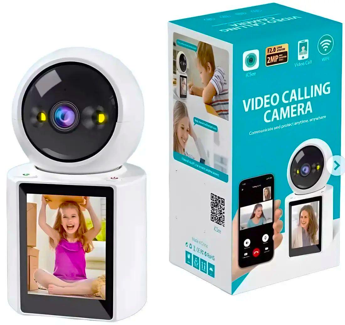 Камера-видеоняня настольная поворотная V3 WIFI с дисплеем и удаленным доступом ICSEE 2,8" (9929) Камера-видеоняня настольная поворотная V3 WIFI с дисплеем и удаленным доступом ICSEE 2,8" (9929)