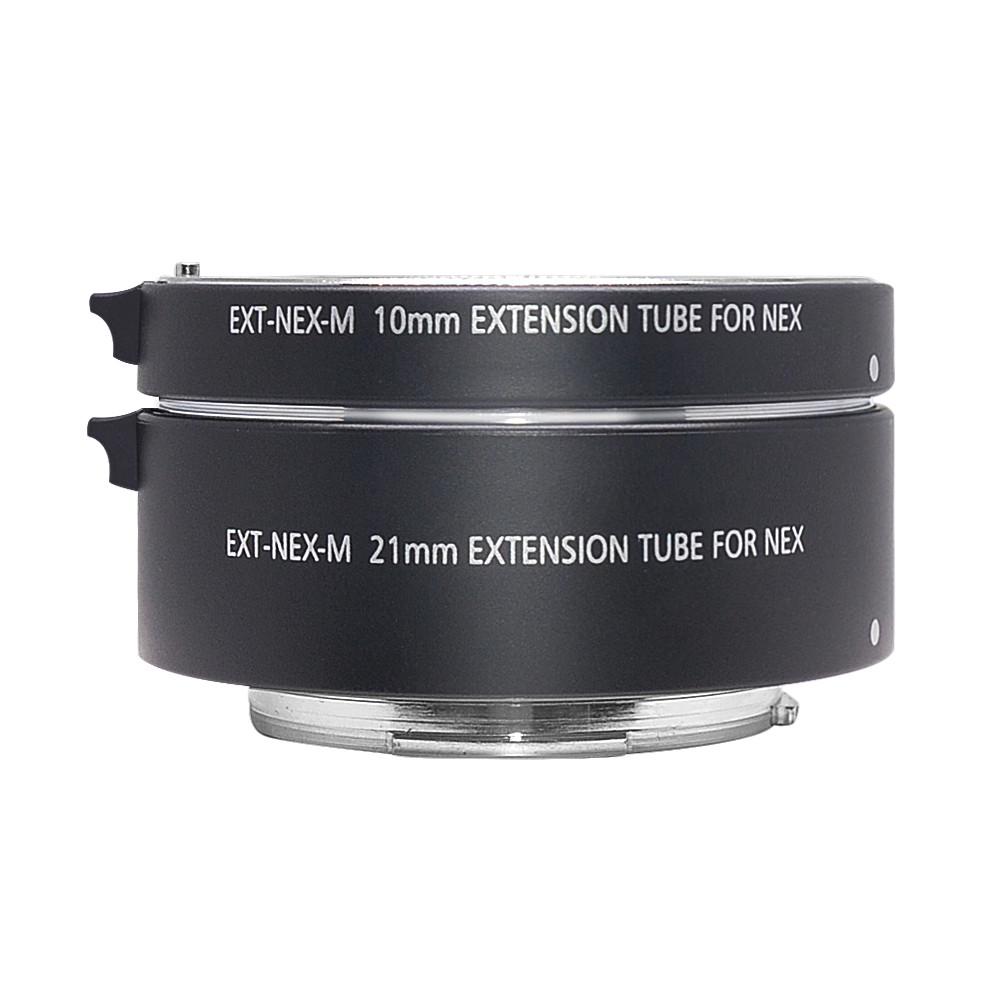 Макрокольца автофокусные для фотокамер Sony байонет E-mount беззеркальные Mcoplus EXT-NEX-M 10/21 мм