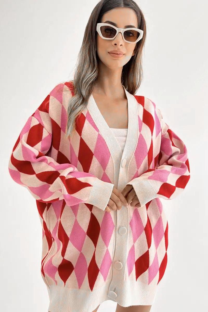 Кардиган женский S-XL Белый (194424) - фото 2 Кардиган женский S-XL Белый (194424) - фото 2