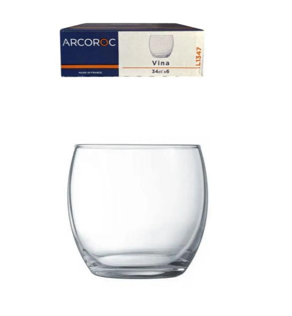 Набір склянок Arcoroc L1347 Vina 340 мл 6 шт. Набір склянок Arcoroc L1347 Vina 340 мл 6 шт.