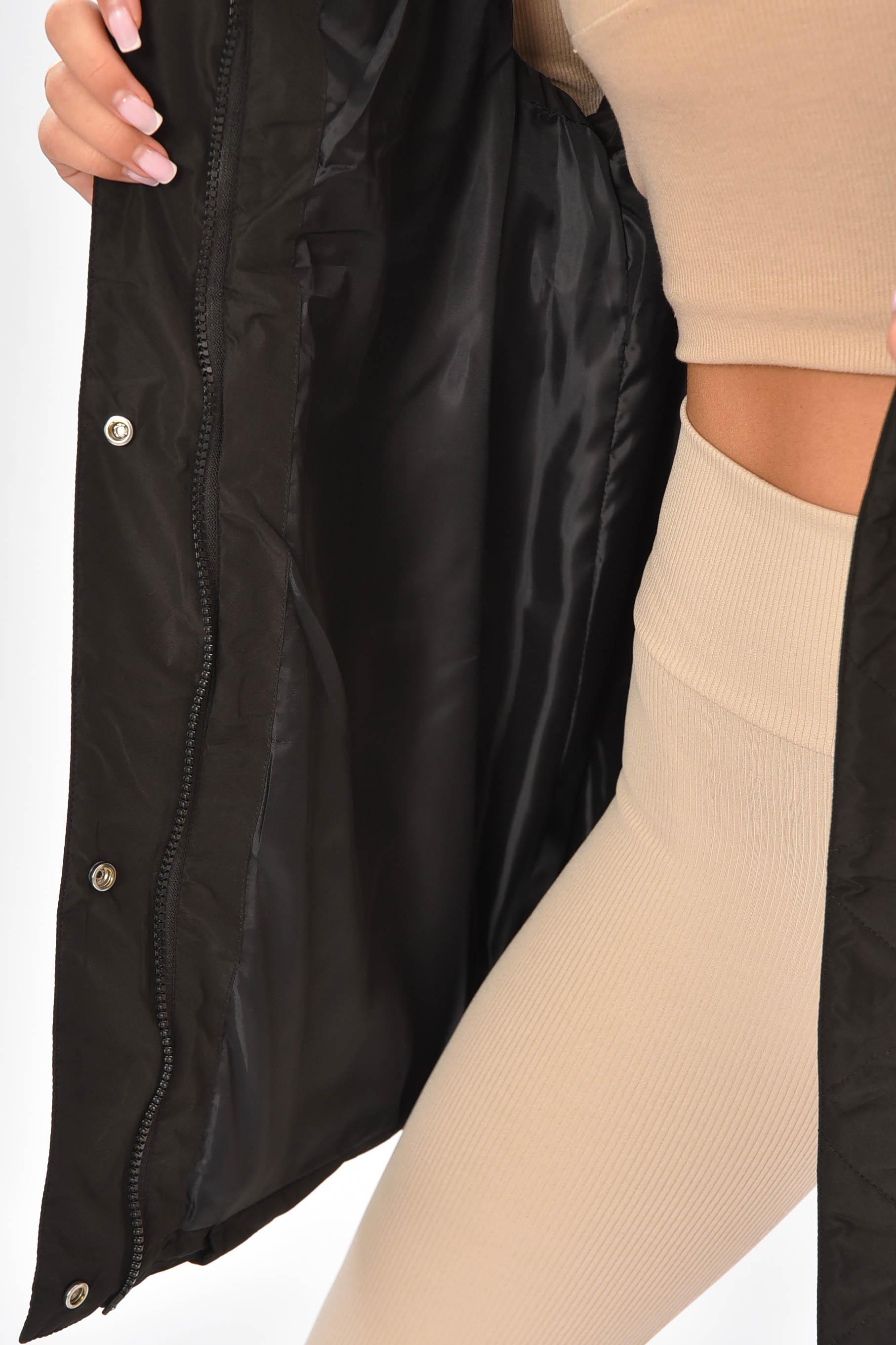 Жилетка жіноча однотонна 205031 XL Чорний - фото 4 Жилетка жіноча однотонна 205031 XL Чорний - фото 4