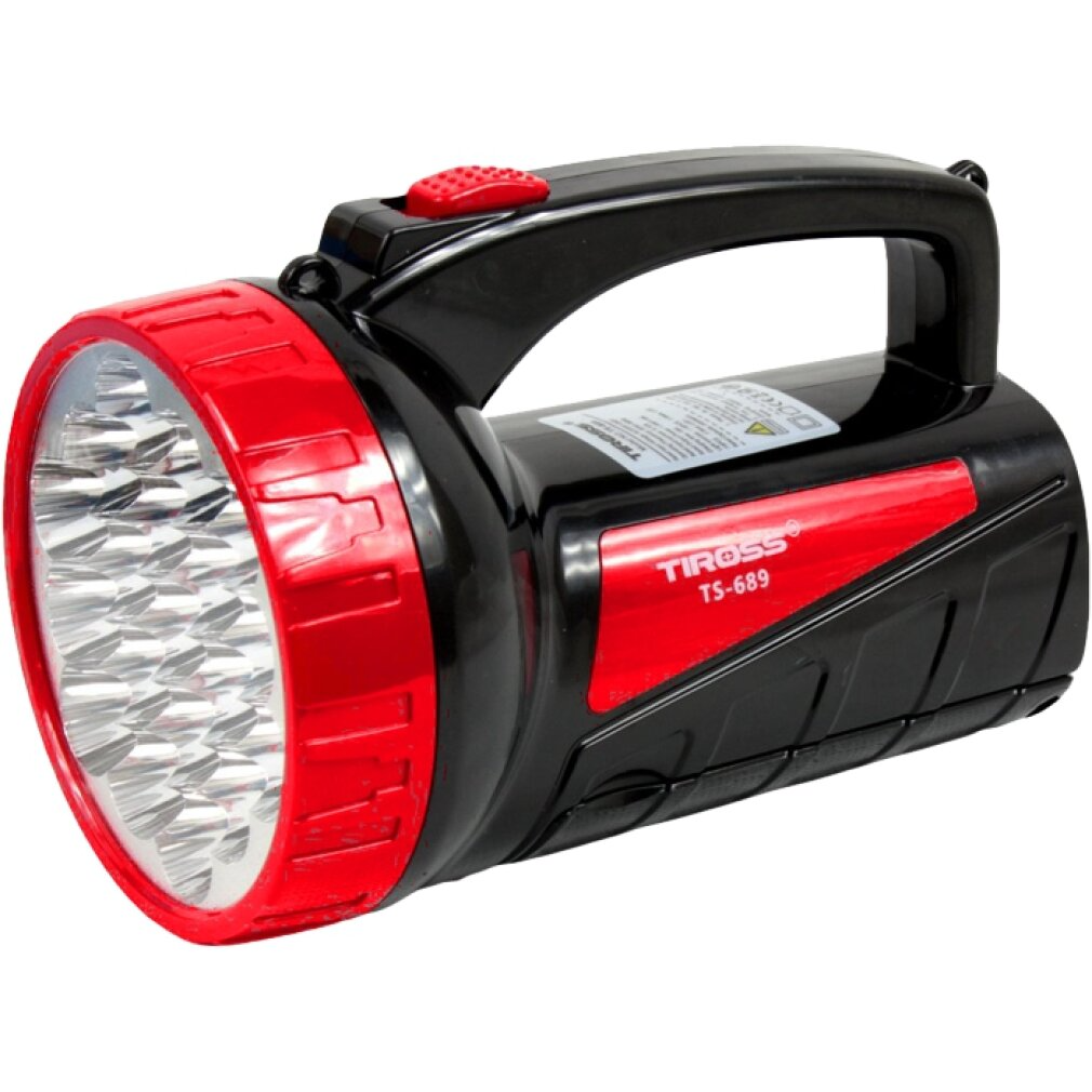 ᐉ Ручной фонарь светодиодный Tiross TS-689 аккумуляторный 2в1