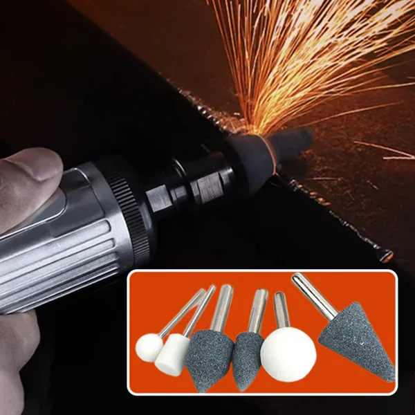 Пневмогравер AN00490 для шлифовки полировки и других задач по обработке в наборе 10 насадок (AN00490) - фото 4 Пневмогравер AN00490 для шлифовки полировки и других задач по обработке в наборе 10 насадок (AN00490) - фото 4