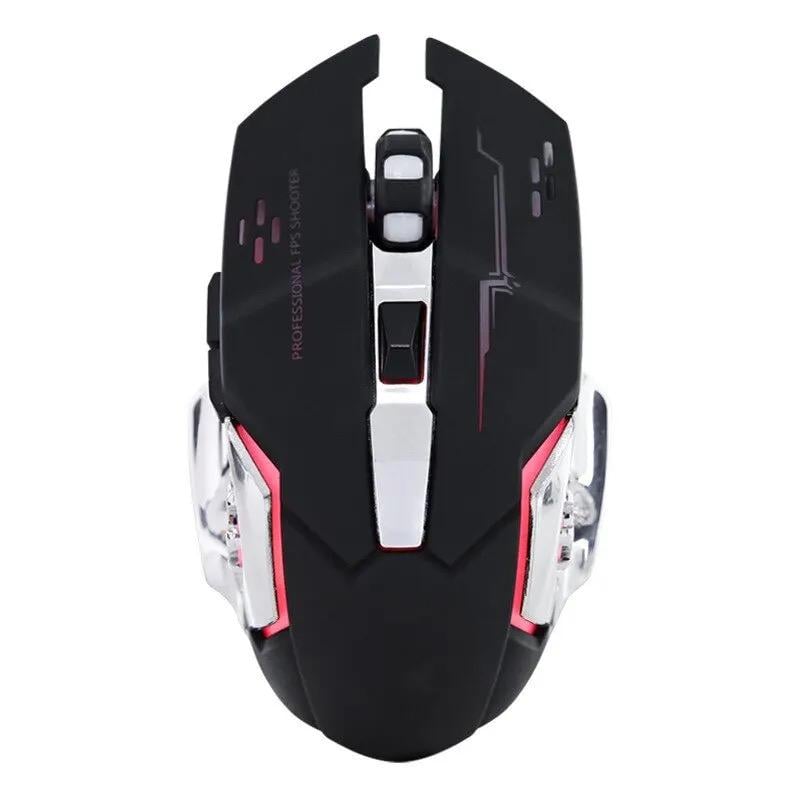 Игровая мышь беспроводная Gaming Mouse Silent Professional FPS Shooter