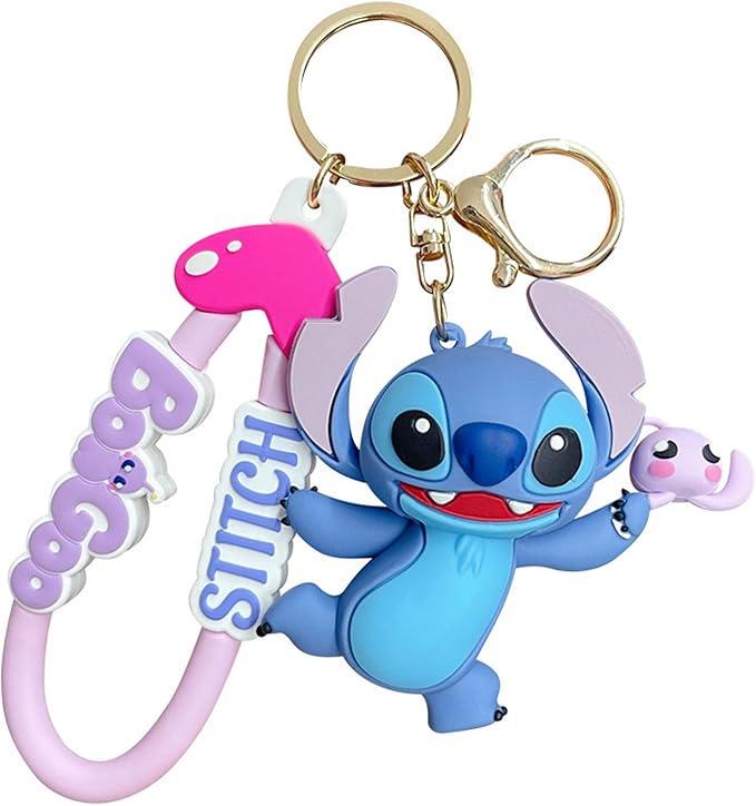 Брелок для ключей Лило и Стич Голубой