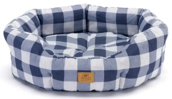 Лежак для собак и кошек Ferplast Domino 50 50x40x18 см Синий/Белый (82248099)