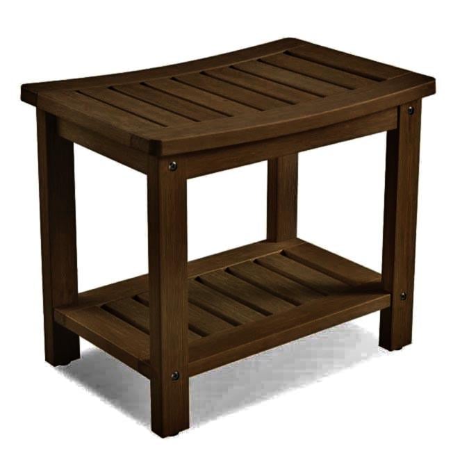 Табурет для ванной из дерева Алинес Латте (ТВН-007916)