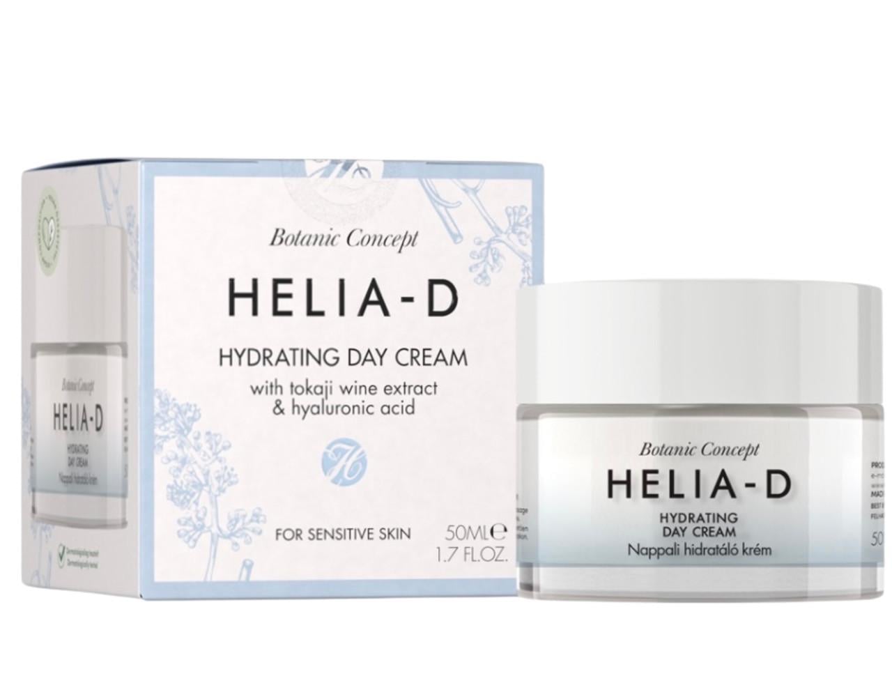 Крем увлажняющий дневной Helia-D Botanic concept vegan с экстрактом вина Токаджи для чувствительной кожи 50 мл