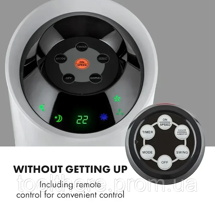 Повітроохолоджувач KLARSTEIN Skyscraper Ice 4в1 (10029328) - фото 5 Повітроохолоджувач KLARSTEIN Skyscraper Ice 4в1 (10029328) - фото 5