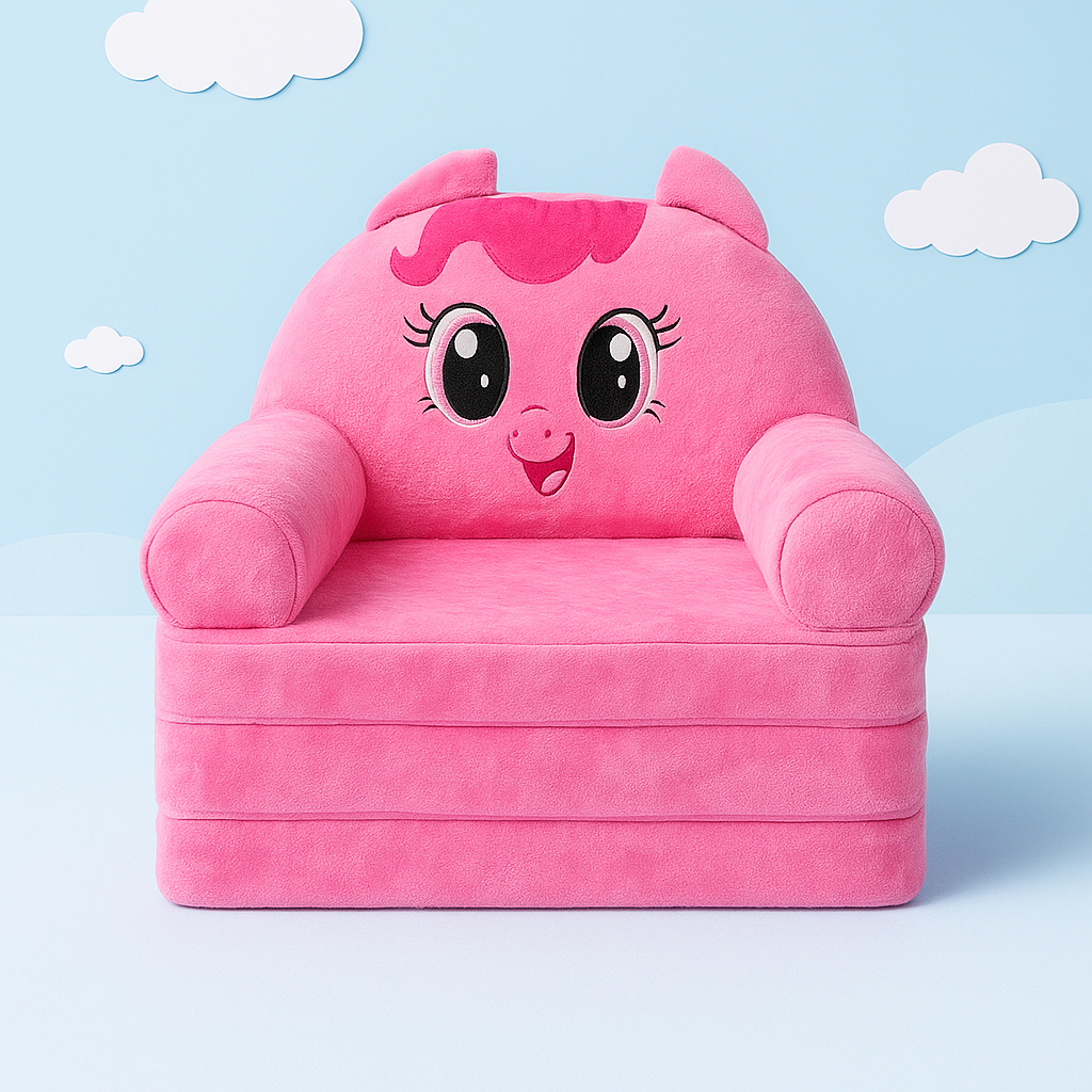 Дитяче крісло-ліжко трансформер м'яке Май Літл Поні 50 см Рожевий Дитяче крісло-ліжко трансформер м'яке Май Літл Поні 50 см Рожевий