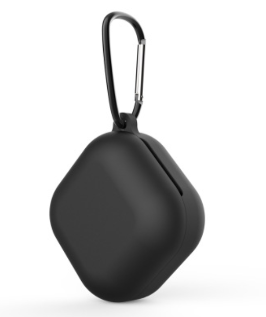 Чохол-накладка DK Silicone Candy Friendly з карабіном для Samsung Galaxy Buds Pro R190 Black (011386) - фото 2