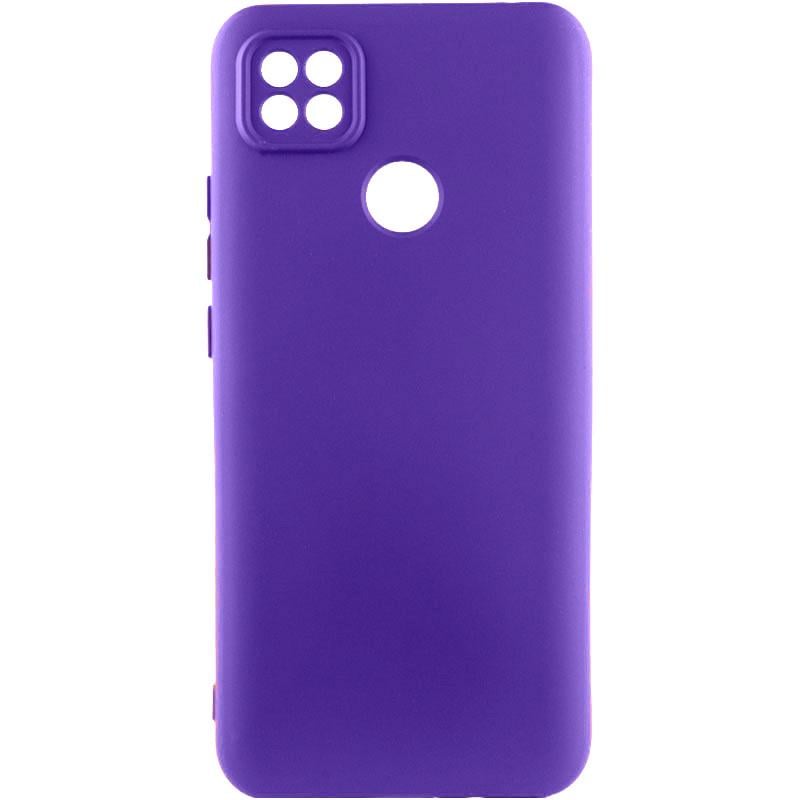 Протиударний чохол Silicone Cover Lakshmi Full Camera (AA) для Xiaomi Redmi 10A Синій/Iris
