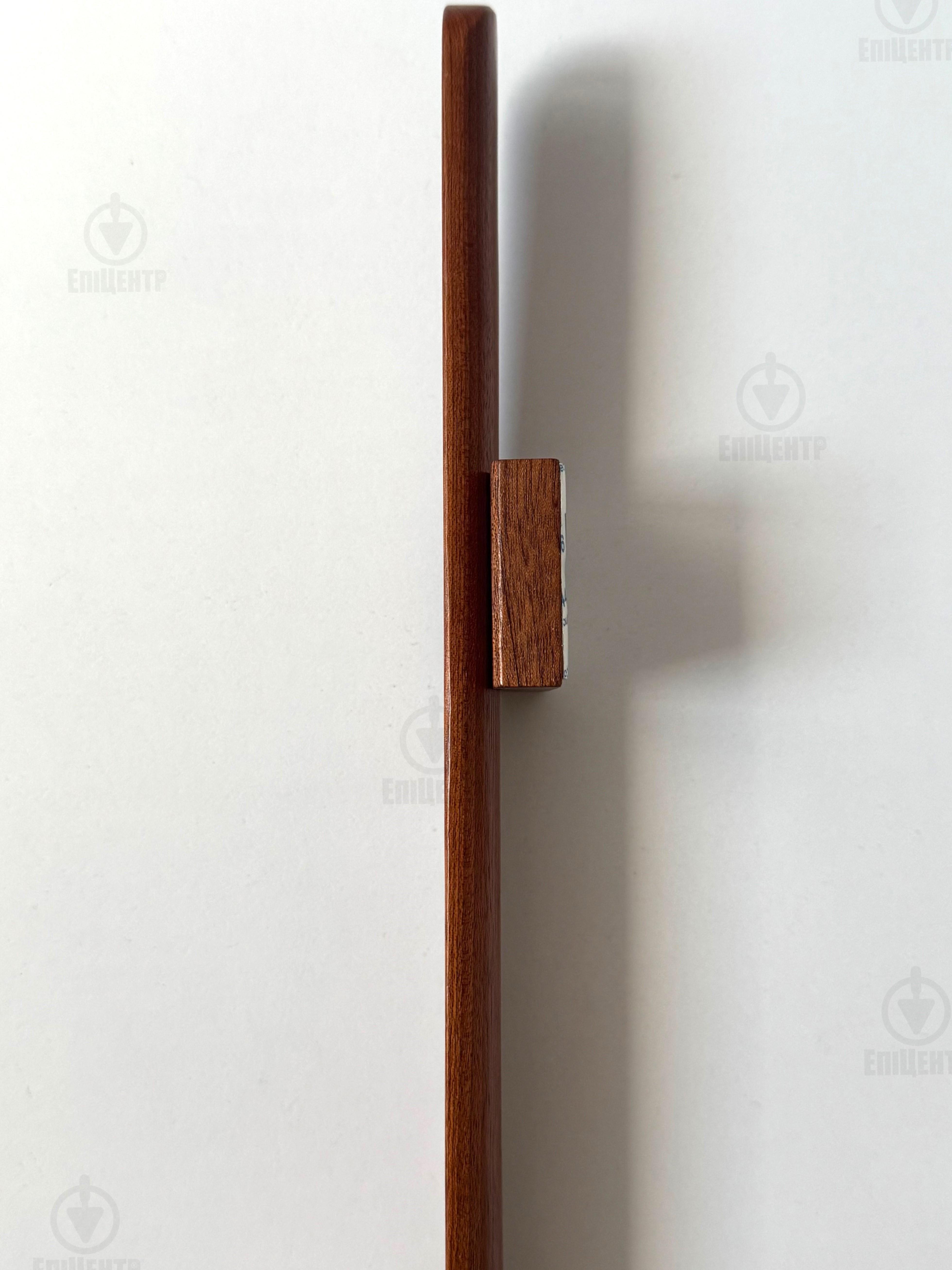 Ложка для обуви из натурального дерева бука с магнитом 30 см Каштан - фото 6