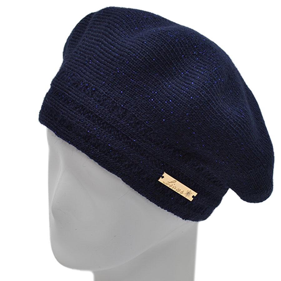 Берет шерстяной Lirus Алина Синий (70279)