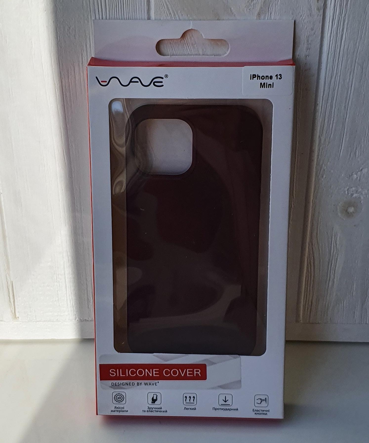 Чохол WAVE Full Silicone Cover iPhone 13 mini plum Бордовий - фото 4