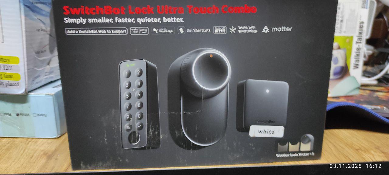 ᐉ Замок розумний дверний SwitchBot Lock Ultra Vision Combo