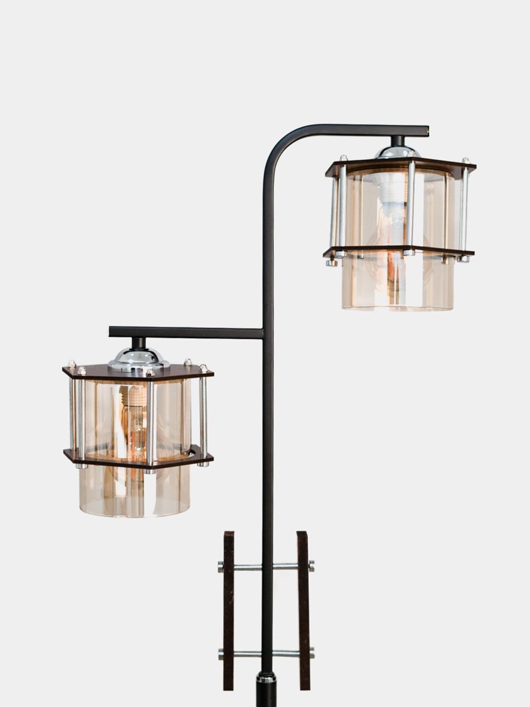 Торшер LK-731F/2 E27 BK+CH (25-433) - фото 4 Торшер LK-731F/2 E27 BK+CH (25-433) - фото 4