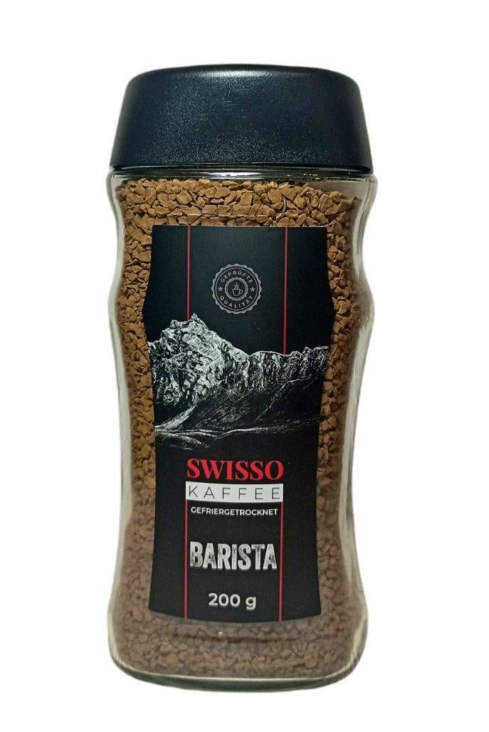 Кофе Swisso Kaffee Barista растворим в стеклянной банке 200 г (59461) Кофе Swisso Kaffee Barista растворим в стеклянной банке 200 г (59461)