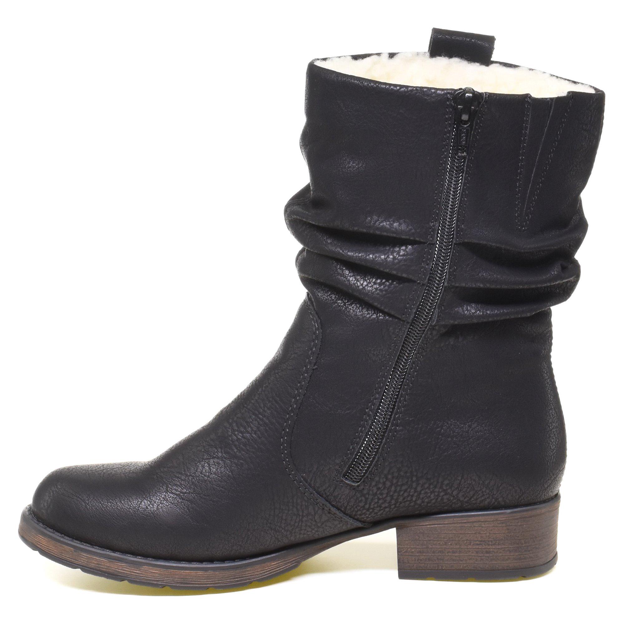 Напівчоботи жіночі зимові Rieker р. 36 Чорний (013355-36) - фото 8 Напівчоботи жіночі зимові Rieker р. 36 Чорний (013355-36) - фото 8