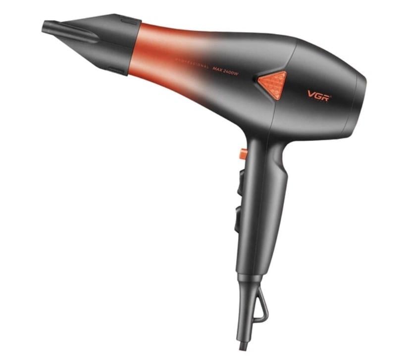 Фен для волос VGR V-455 2400 Вт с функцией ионизации Черный с красным (3128520138) Фен для волос VGR V-455 2400 Вт с функцией ионизации Черный с красным (3128520138)