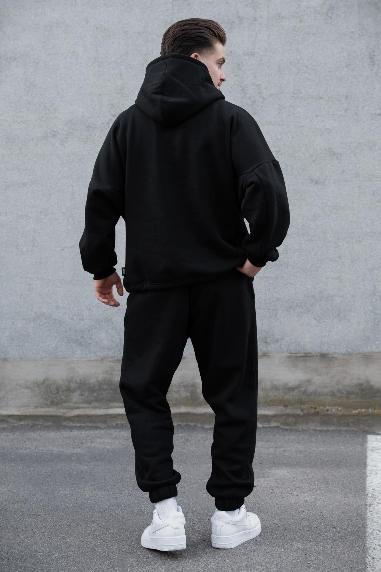 Прогулочный костюм на флисе Without Brand Miror XL Black (XL8055986) - фото 7 Прогулочный костюм на флисе Without Brand Miror XL Black (XL8055986) - фото 7