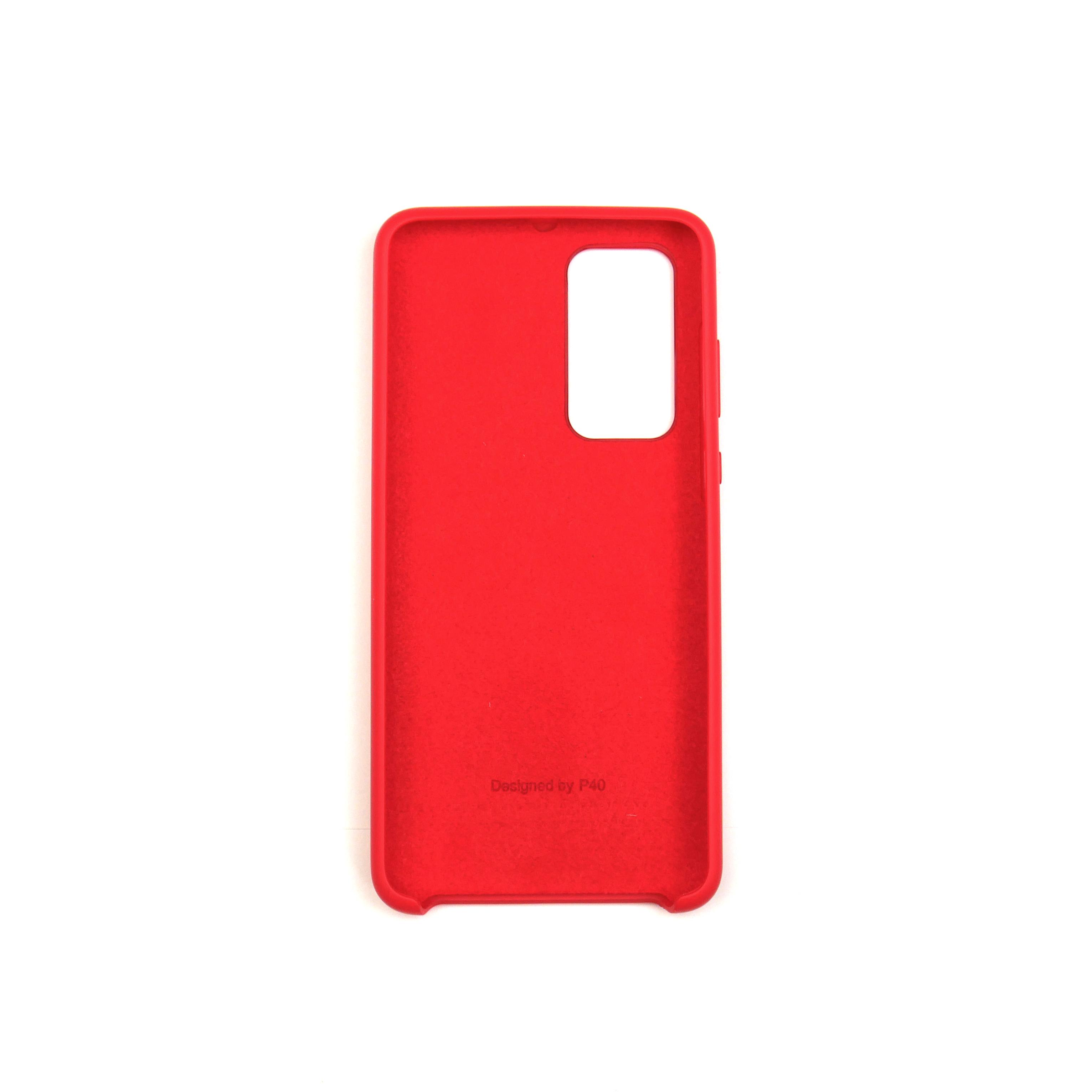 Чохол Jelly Silicone Case Huawei P40 Red (14) - фото 2