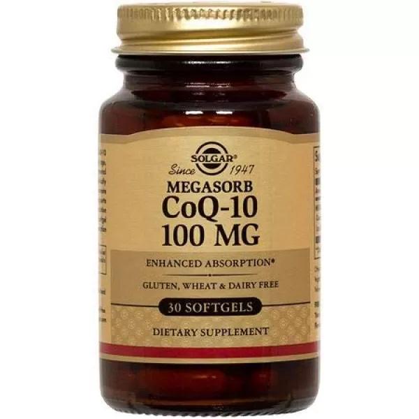 Коензим Solgar Megasorb CoQ-10 100 мг 30 Softgels