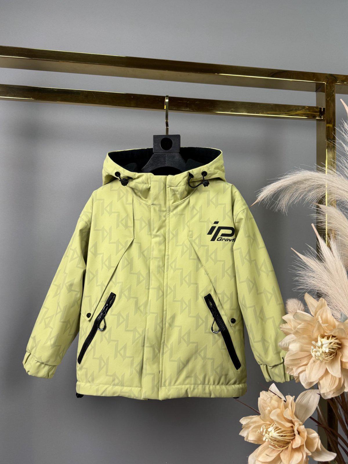 Куртка для мальчика двусторонняя на 9 лет 134 см (29557763)