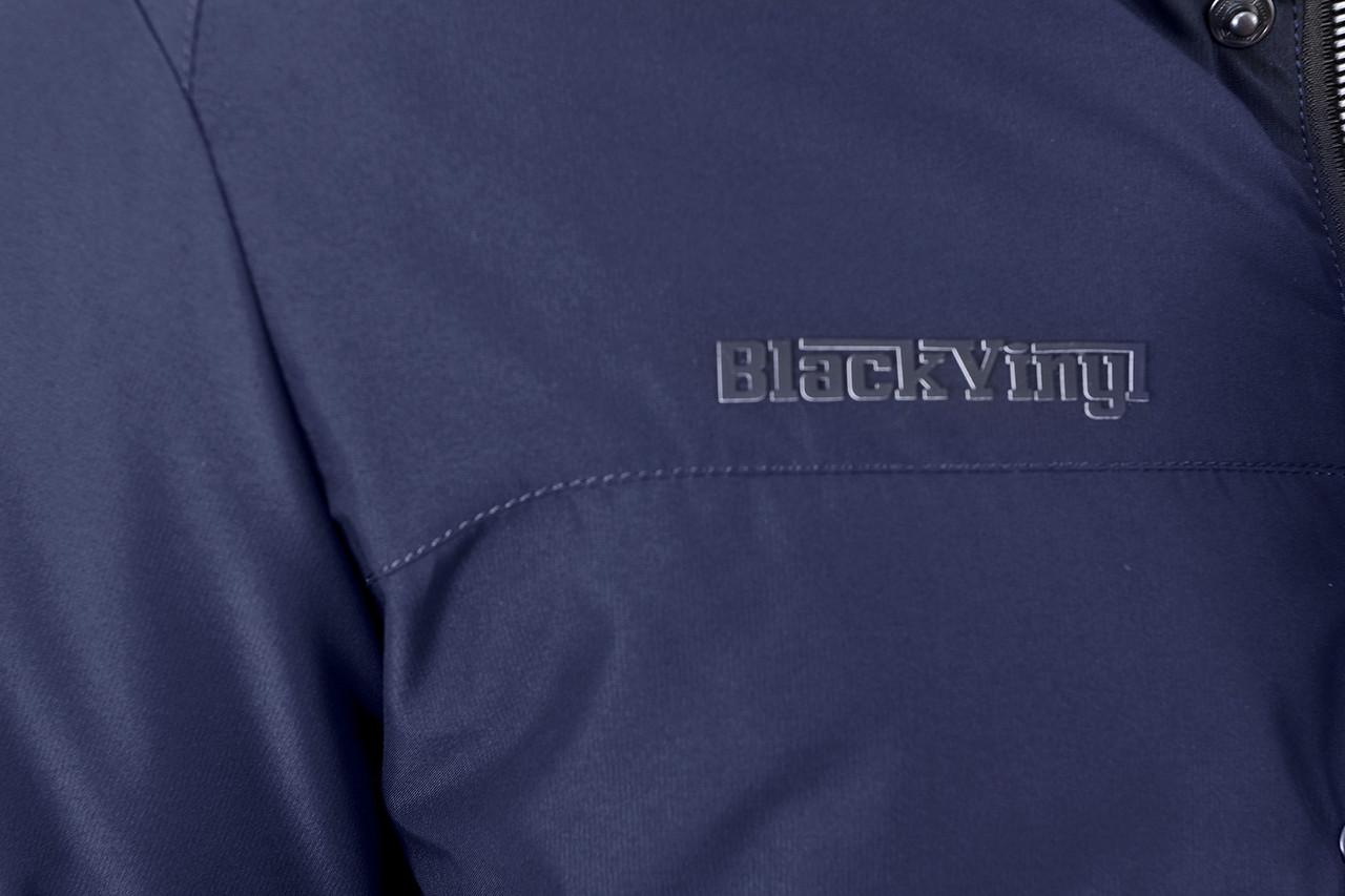 Куртка зимова чоловіча Black Vinyl 22-BC22-2089L Темно-синій (22-BC22-2089L_35_64) - фото 7